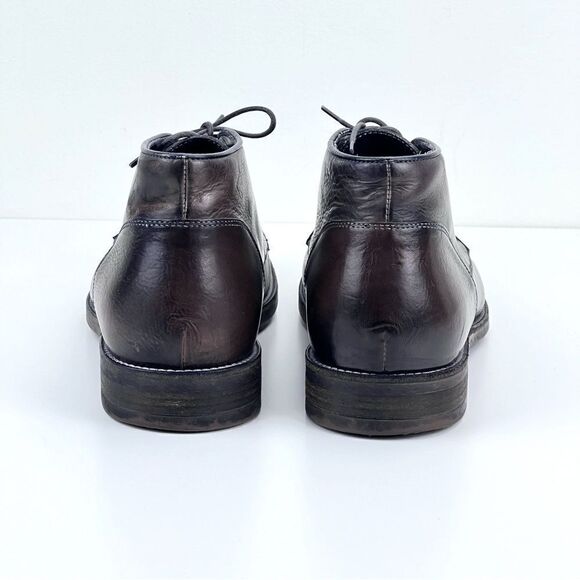 John Varvatos brown leather Oxford shoes main image 6